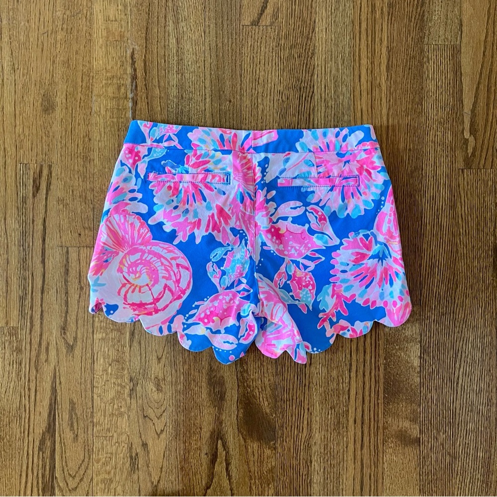 Lilly Pulitzer 5” Buttercup Bay Dreamin Stretch Shorts, Size 2 - Picture 5 of 7